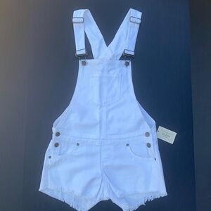 Guess White Denim Romper